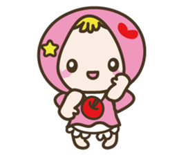 APPLE & LITTLE RED RIDING HOOD sticker #659866