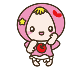 APPLE & LITTLE RED RIDING HOOD sticker #659866