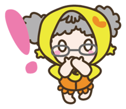 APPLE & LITTLE RED RIDING HOOD sticker #659870