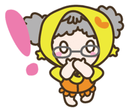 APPLE & LITTLE RED RIDING HOOD sticker #659870