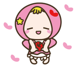 APPLE & LITTLE RED RIDING HOOD sticker #659872