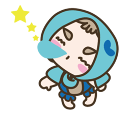 APPLE & LITTLE RED RIDING HOOD sticker #659873