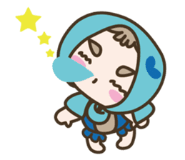 APPLE & LITTLE RED RIDING HOOD sticker #659873