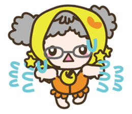 APPLE & LITTLE RED RIDING HOOD sticker #659874