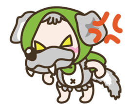 APPLE & LITTLE RED RIDING HOOD sticker #659875