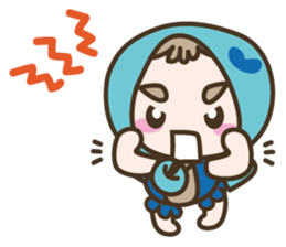 APPLE & LITTLE RED RIDING HOOD sticker #659877