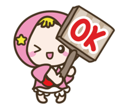 APPLE & LITTLE RED RIDING HOOD sticker #659878