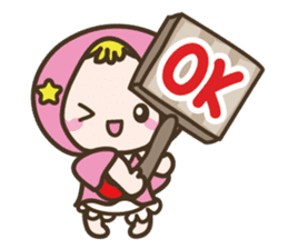 APPLE & LITTLE RED RIDING HOOD sticker #659878