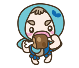 APPLE & LITTLE RED RIDING HOOD sticker #659882