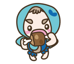 APPLE & LITTLE RED RIDING HOOD sticker #659882