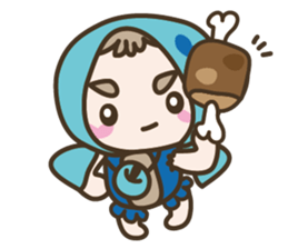 APPLE & LITTLE RED RIDING HOOD sticker #659883