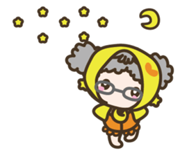 APPLE & LITTLE RED RIDING HOOD sticker #659885