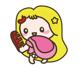 APPLE & LITTLE RED RIDING HOOD sticker #659888