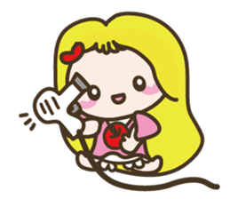 APPLE & LITTLE RED RIDING HOOD sticker #659889