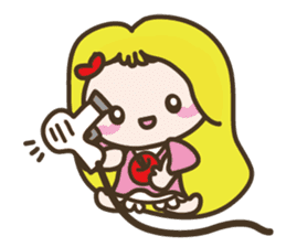 APPLE & LITTLE RED RIDING HOOD sticker #659889