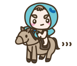 APPLE & LITTLE RED RIDING HOOD sticker #659890