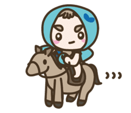 APPLE & LITTLE RED RIDING HOOD sticker #659890