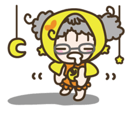 APPLE & LITTLE RED RIDING HOOD sticker #659891