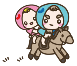 APPLE & LITTLE RED RIDING HOOD sticker #659892