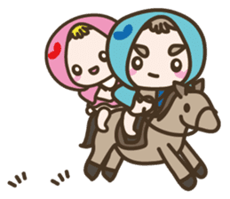 APPLE & LITTLE RED RIDING HOOD sticker #659892