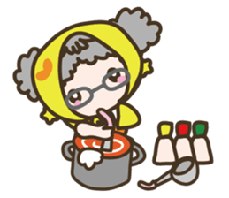 APPLE & LITTLE RED RIDING HOOD sticker #659894