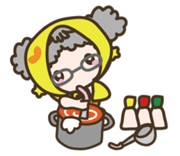 APPLE & LITTLE RED RIDING HOOD sticker #659894