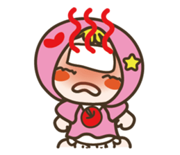 APPLE & LITTLE RED RIDING HOOD sticker #659897