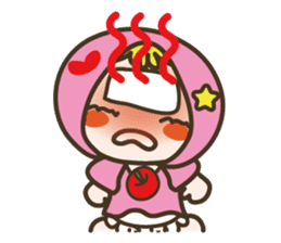 APPLE & LITTLE RED RIDING HOOD sticker #659897