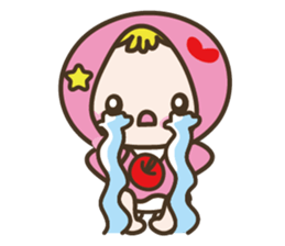 APPLE & LITTLE RED RIDING HOOD sticker #659900