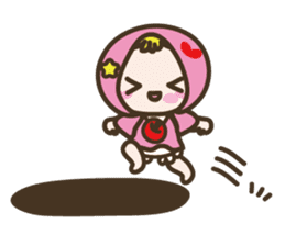 APPLE & LITTLE RED RIDING HOOD sticker #659905