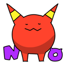 Red ogre and Blue ogre sticker #660271