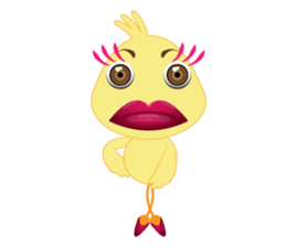 Elizabird The Sexy Bird sticker #660466