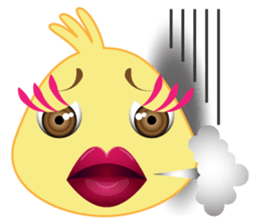 Elizabird The Sexy Bird sticker #660501