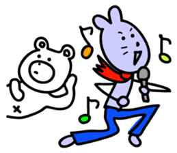 Kumazawa bear and Nezuyama mouse sticker #661029