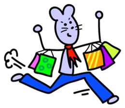 Kumazawa bear and Nezuyama mouse sticker #661031