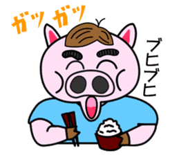 nikuziru-kun!(an office worker pig) sticker #661176