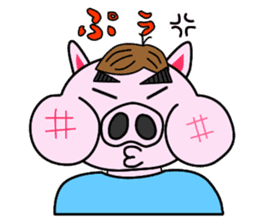 nikuziru-kun!(an office worker pig) sticker #661181