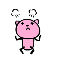 Happy Pink Cat (Chinese Ver.) sticker #661411