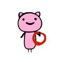 Happy Pink Cat (Chinese Ver.) sticker #661423