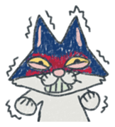 Masked cat sticker #661435