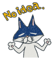 Masked cat sticker #661459