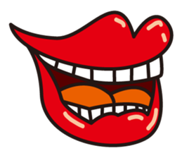 lip stamp sticker #661592