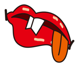 lip stamp sticker #661595