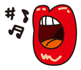 lip stamp sticker #661596