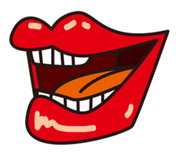 lip stamp sticker #661599