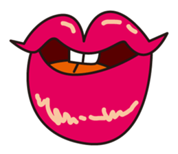 lip stamp sticker #661600