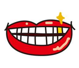 lip stamp sticker #661601