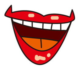 lip stamp sticker #661609