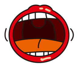 lip stamp sticker #661611