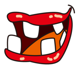 lip stamp sticker #661617